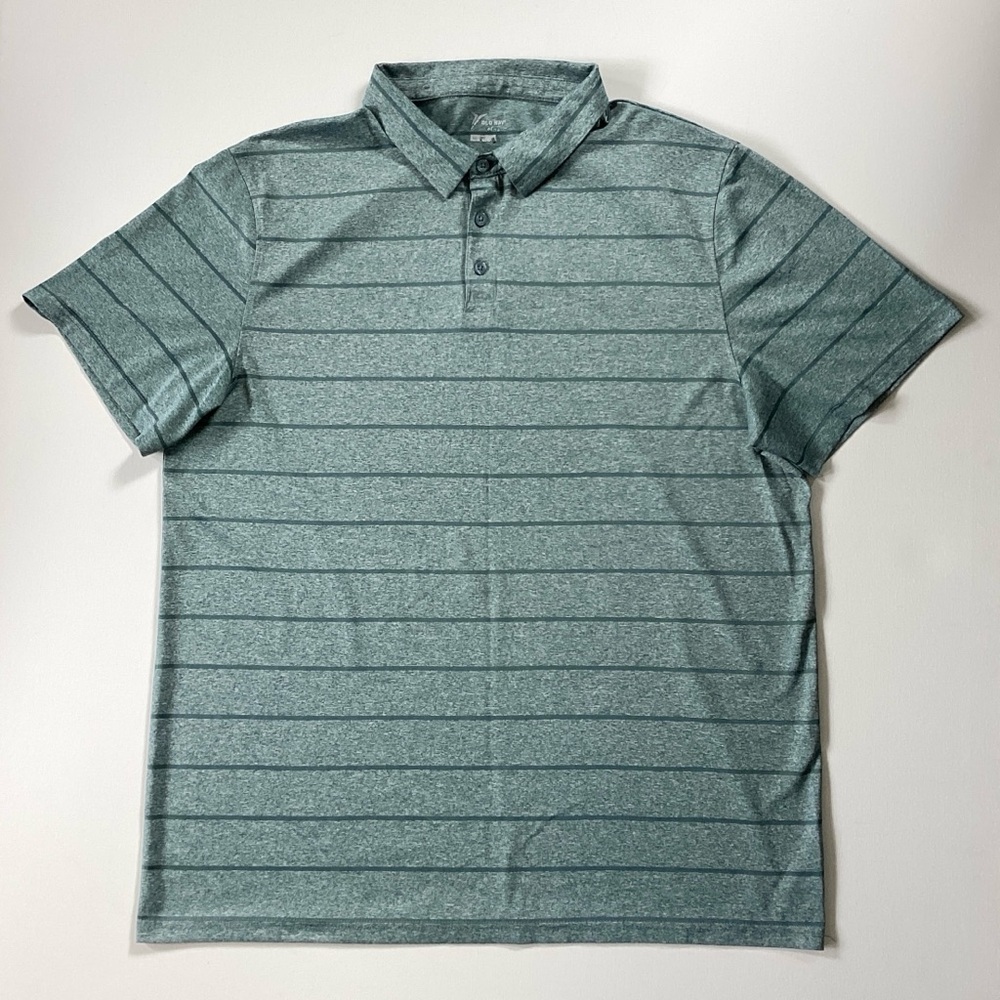 Old Navy Heathered Green Polo Shirt